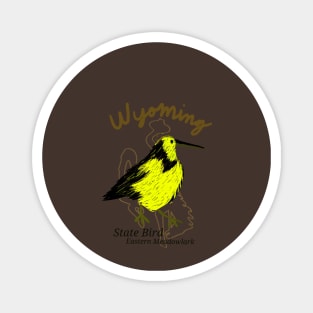 Wyoming State Bird Magnet